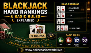 Blackjack Hand Rankings and Basic Rules Explained