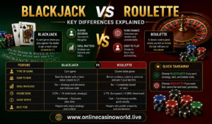 Blackjack vs Roulette Key Differences Explained