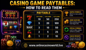 Casino Game Paytables How to Read Them