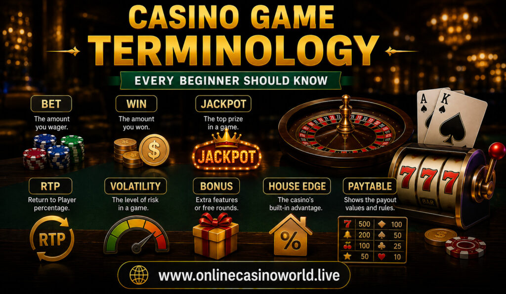 Casino Game Terminology Every Beginner Should Know