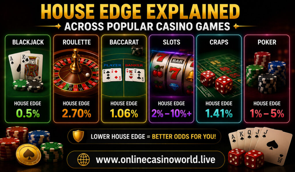 House Edge Explained Across Popular Casino Games