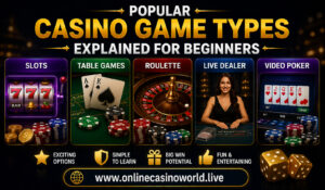 Popular Casino Game Types Explained for Beginners