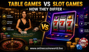 Table Games vs Slot Games How They Differ