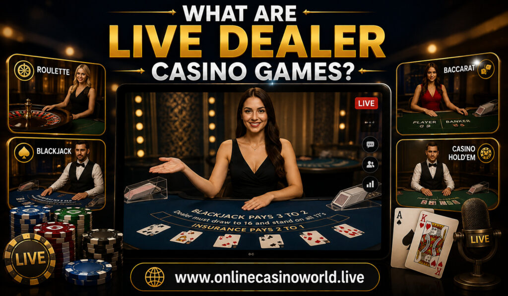 What Are Live Dealer Casino Games