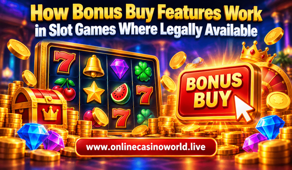 How Bonus Buy Features Work in Slot Games Where Legally Available