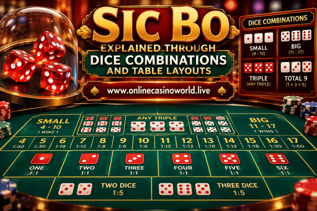 Sic Bo Explained Through Dice Combinations and Table Layouts