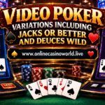 Video Poker Variations Including Jacks or Better and Deuces Wild